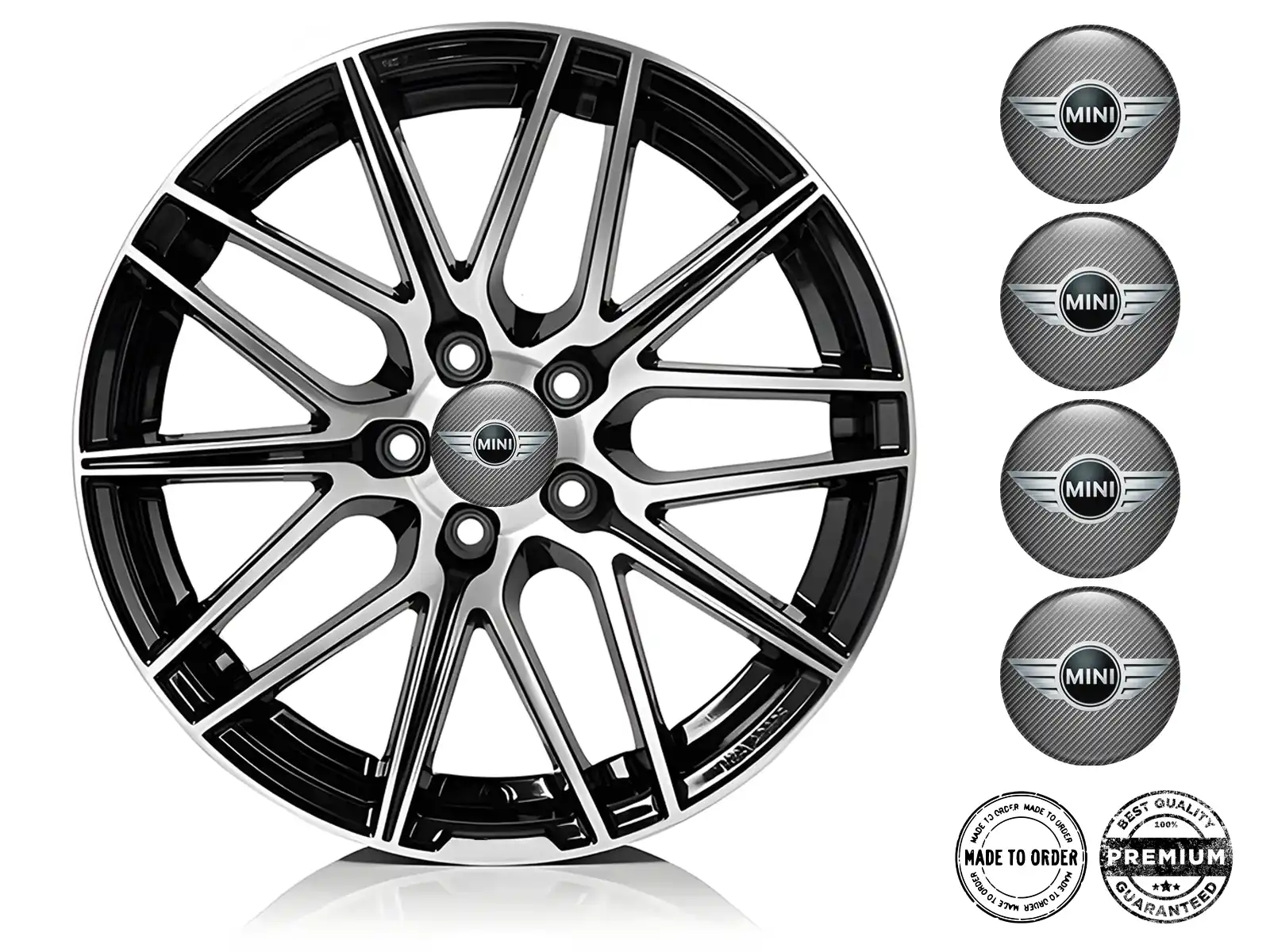 Mini Cooper Custom Dome Stickers Edition Racing Emblems